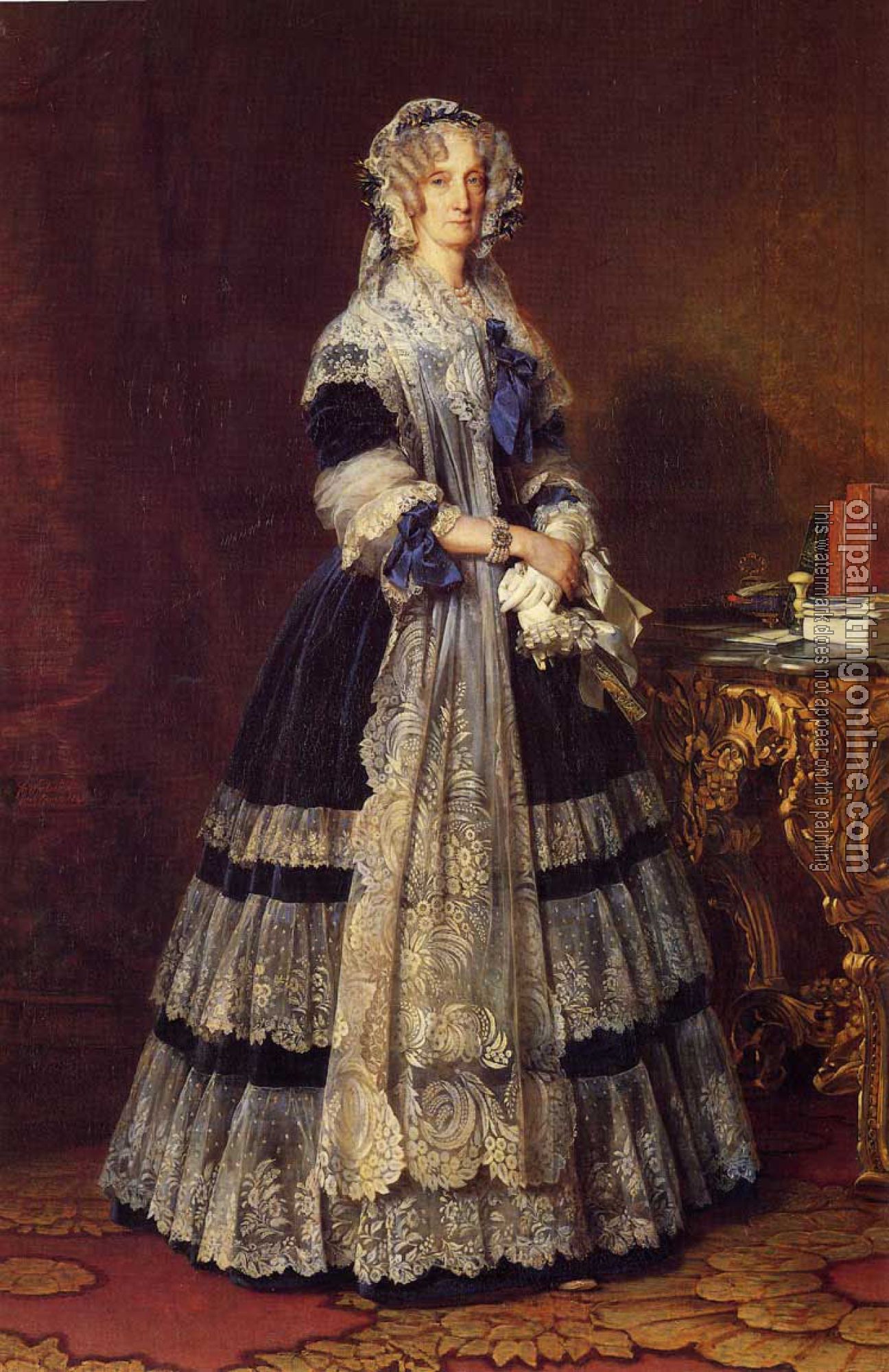 Winterhalter, Franz Xavier - Queen Marie Amelie